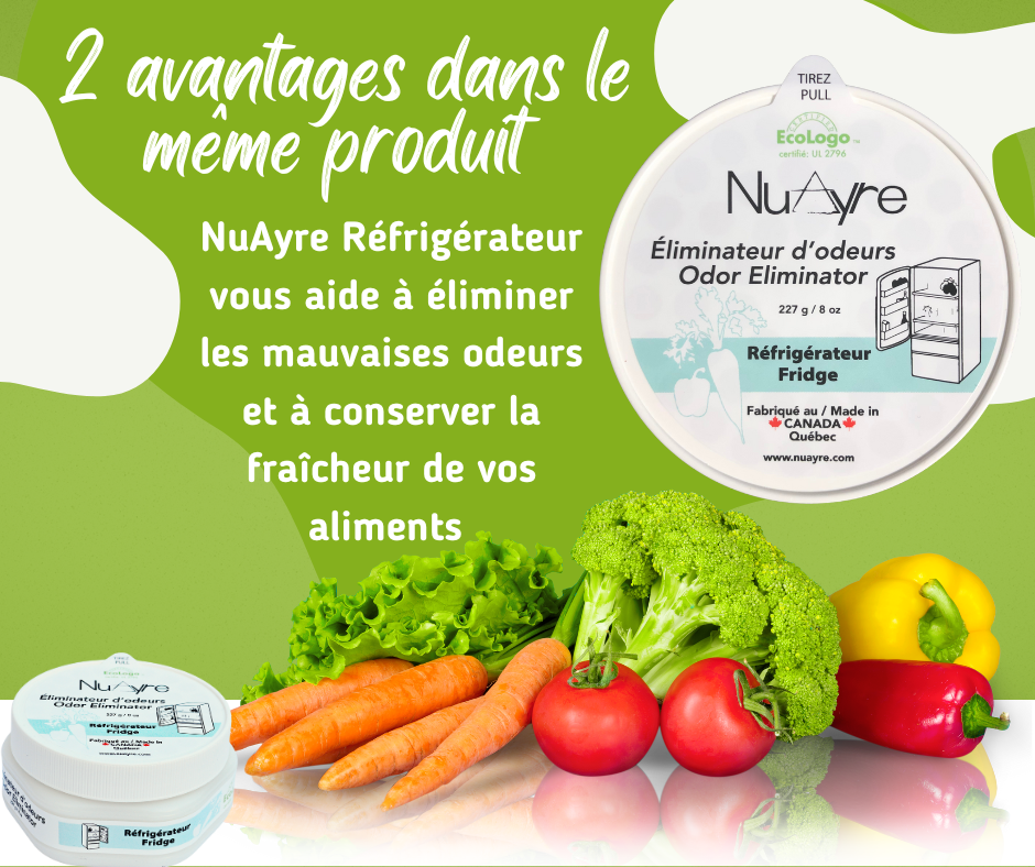 NuAyre Refrigerator Odor Eliminator 